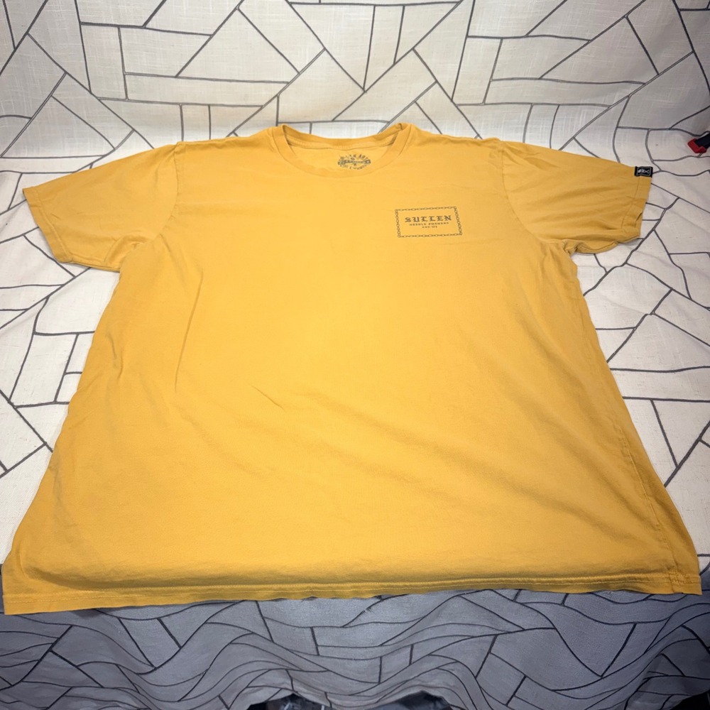 Sullen Art Collective Graphic T-Shirt 3XL Yellow Needle Pushers Tattoo Art Tee